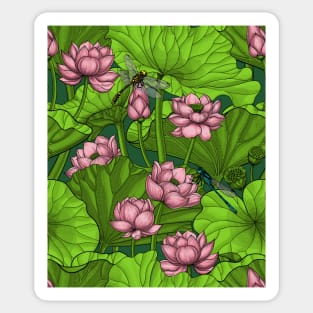 Lotus garden Sticker